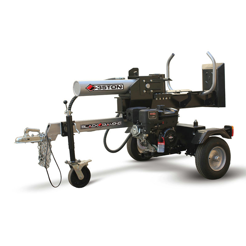 Black Diamond 35 toneladang gasolina Log Splitter-half beam LSE 35